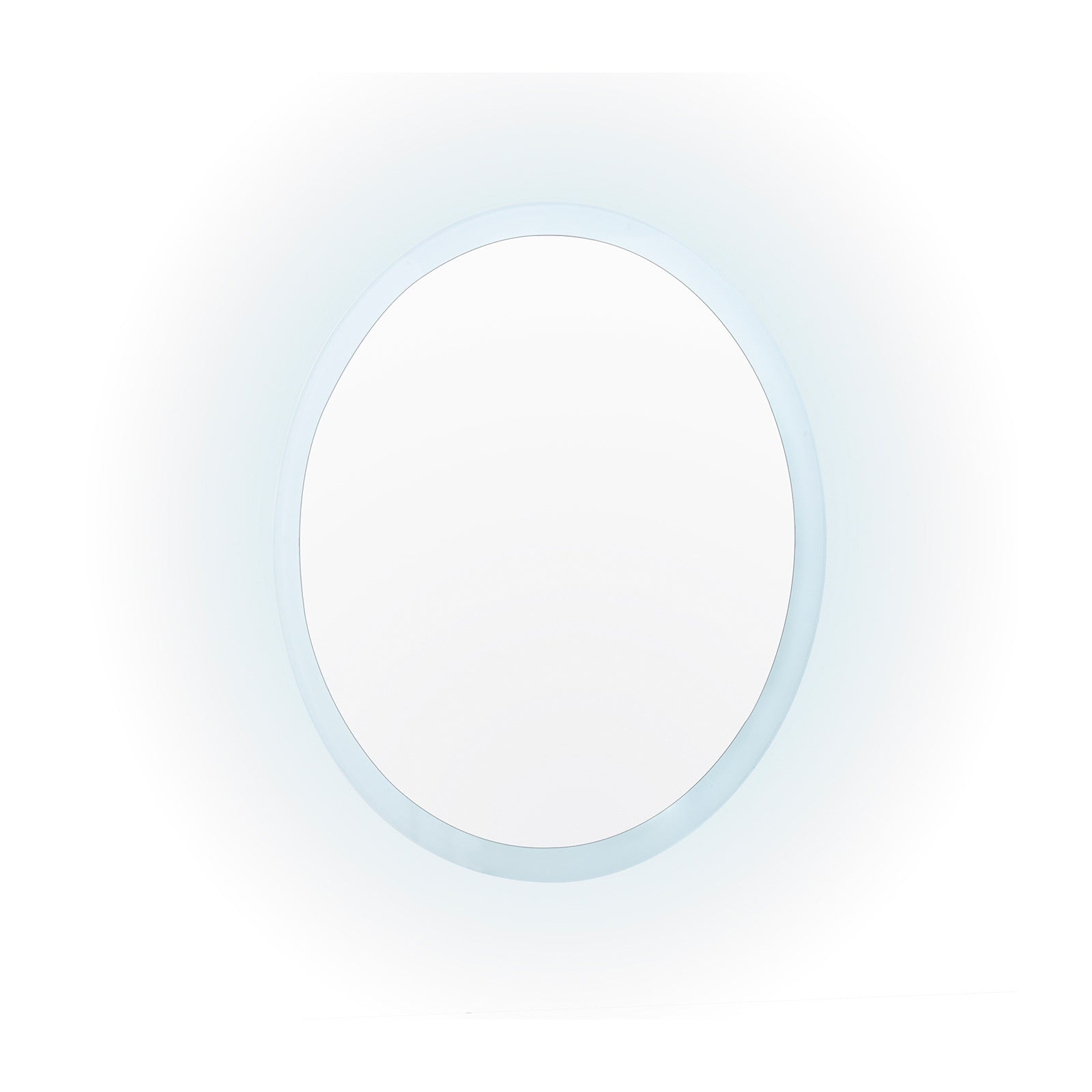 Mirrors: LED Wall Mirror Round Anti-Fog Bathroom 50cm