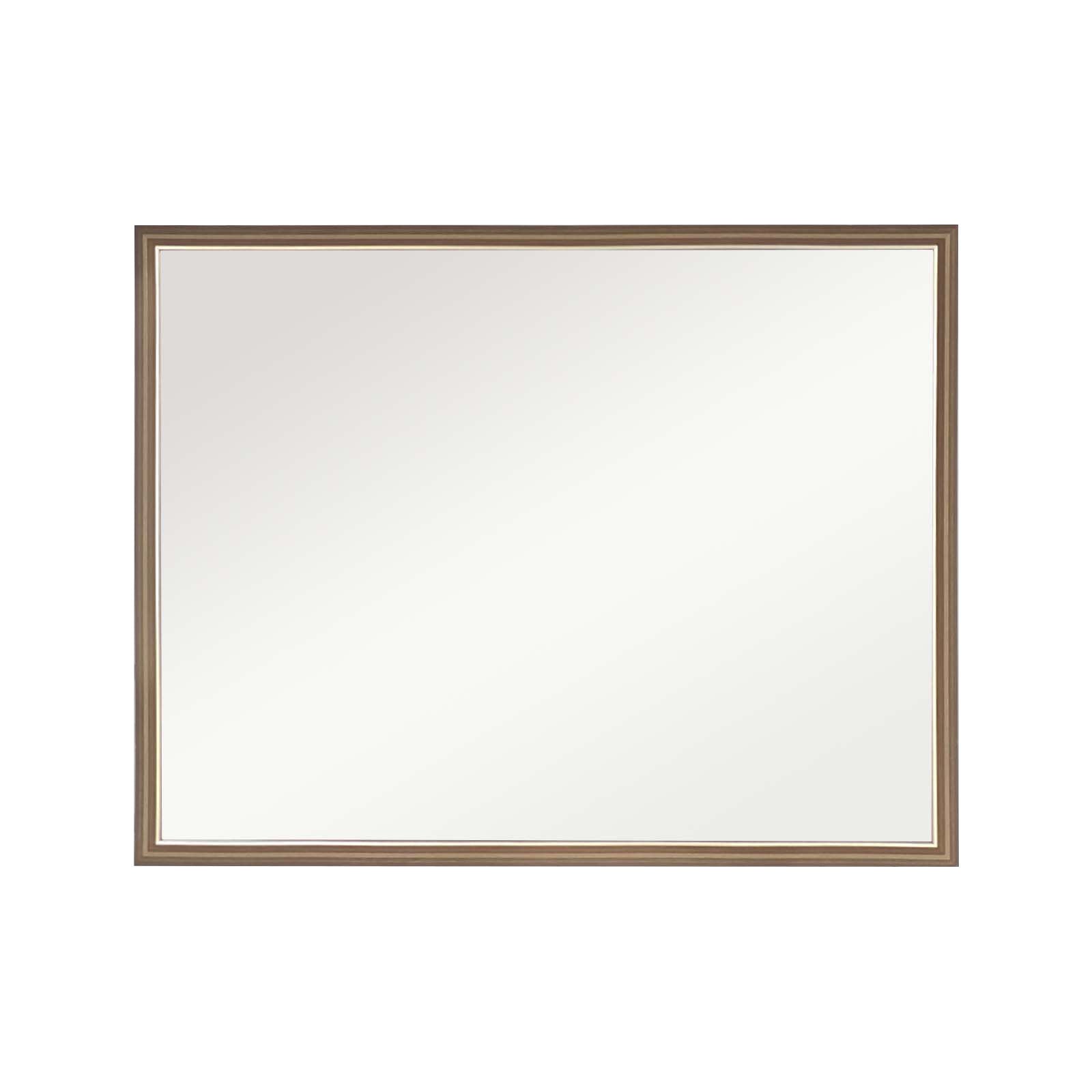 Mirrors: Wall Mirror Rectangular Frame Bathroom 70x90cm Antique Brown