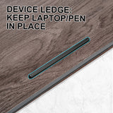 Tablets & Cases: Lap Desk Laptop Stand Phone Tablet Holder Mousepad Cushioned Lapdesk IRON GREY OAK