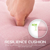 Ottomans & Footstools: Storage Ottoman Stool 102cm Fabric PINK
