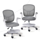 Kid's Tables, Chairs & Seats: Kids Desk Chair - Children Office Study Seat with Footrest NOVA - Grey