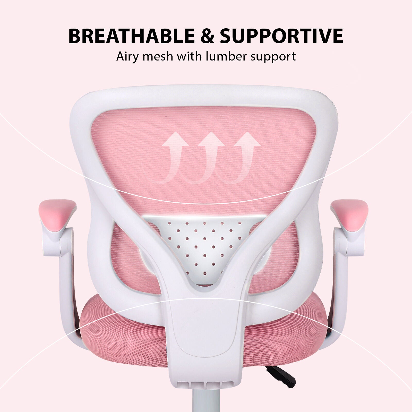 Kid's Tables, Chairs & Seats: Kids Desk Chair - Children Office Study Seat with Footrest CILO - Pink