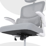 Office & Desk Chairs: Work Office Chair - Lumber Support, Flip-up Armrest, Adjustable Headrest SITIO - GREY