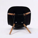 Kitchen & Dining Chairs: 4X Retro Dining Cafe Chair DSW BLACK