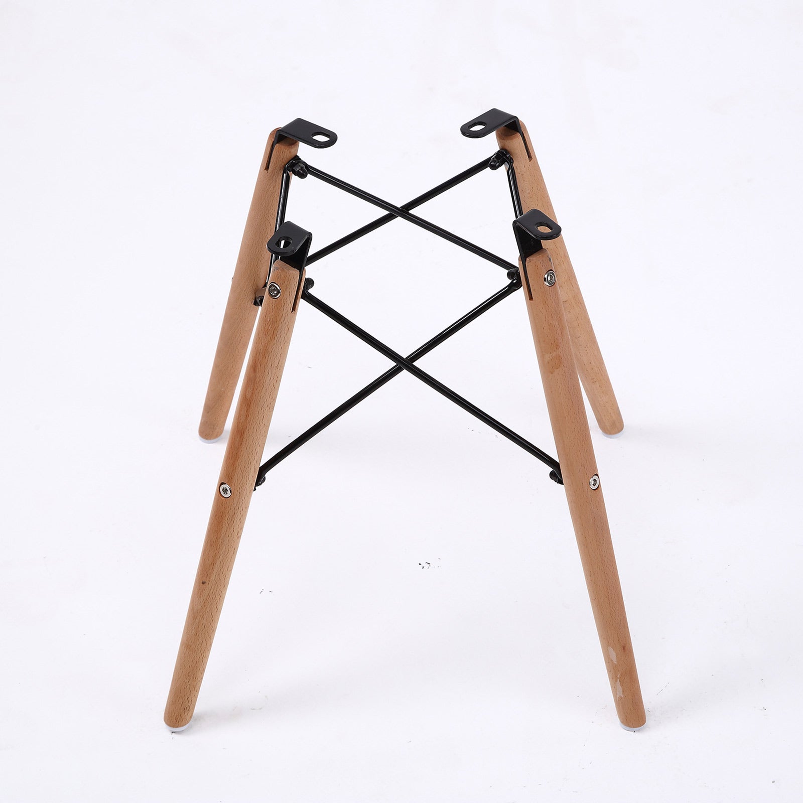 Kitchen & Dining Chairs: 4X Retro Dining Cafe Chair DSW BLACK