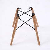 Kitchen & Dining Chairs: 4X Retro Dining Cafe Chair DSW BLACK
