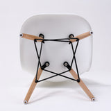 Kitchen & Dining Chairs: 4X Retro Dining Cafe Chair DSW WHITE