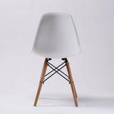 Kitchen & Dining Chairs: 4X Retro Dining Cafe Chair DSW WHITE
