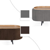 Ottomans & Footstools: Coffee Table Storage Ottoman - Velvet Padded Blanket Box Bench IRENE BROWN