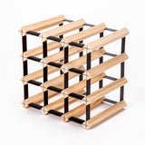 Wine Racks: Timber Wine Rack Storage Cellar Organiser 12 Bottle