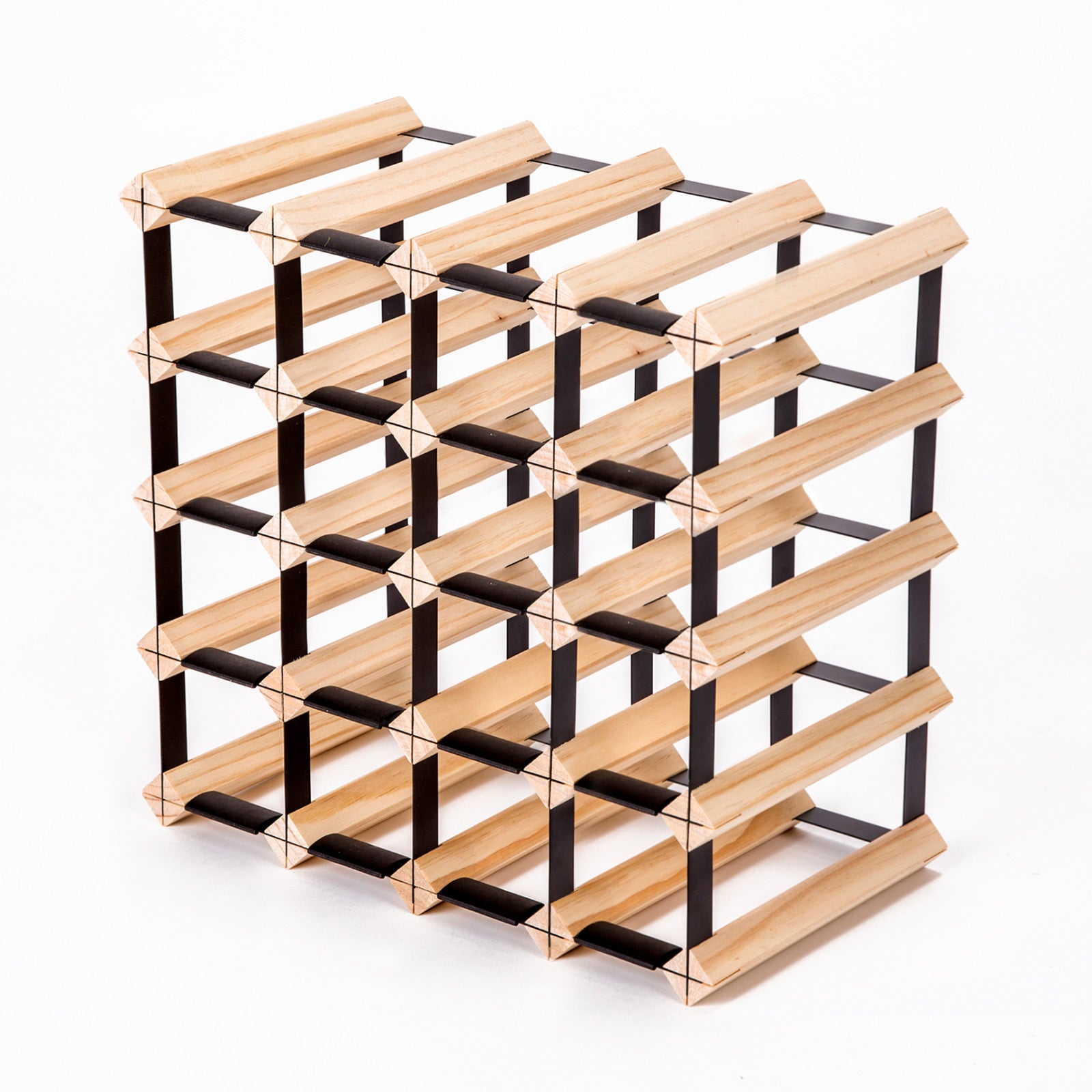 Wine Racks: Timber Wine Rack Storage Cellar Organiser 20 Bottle