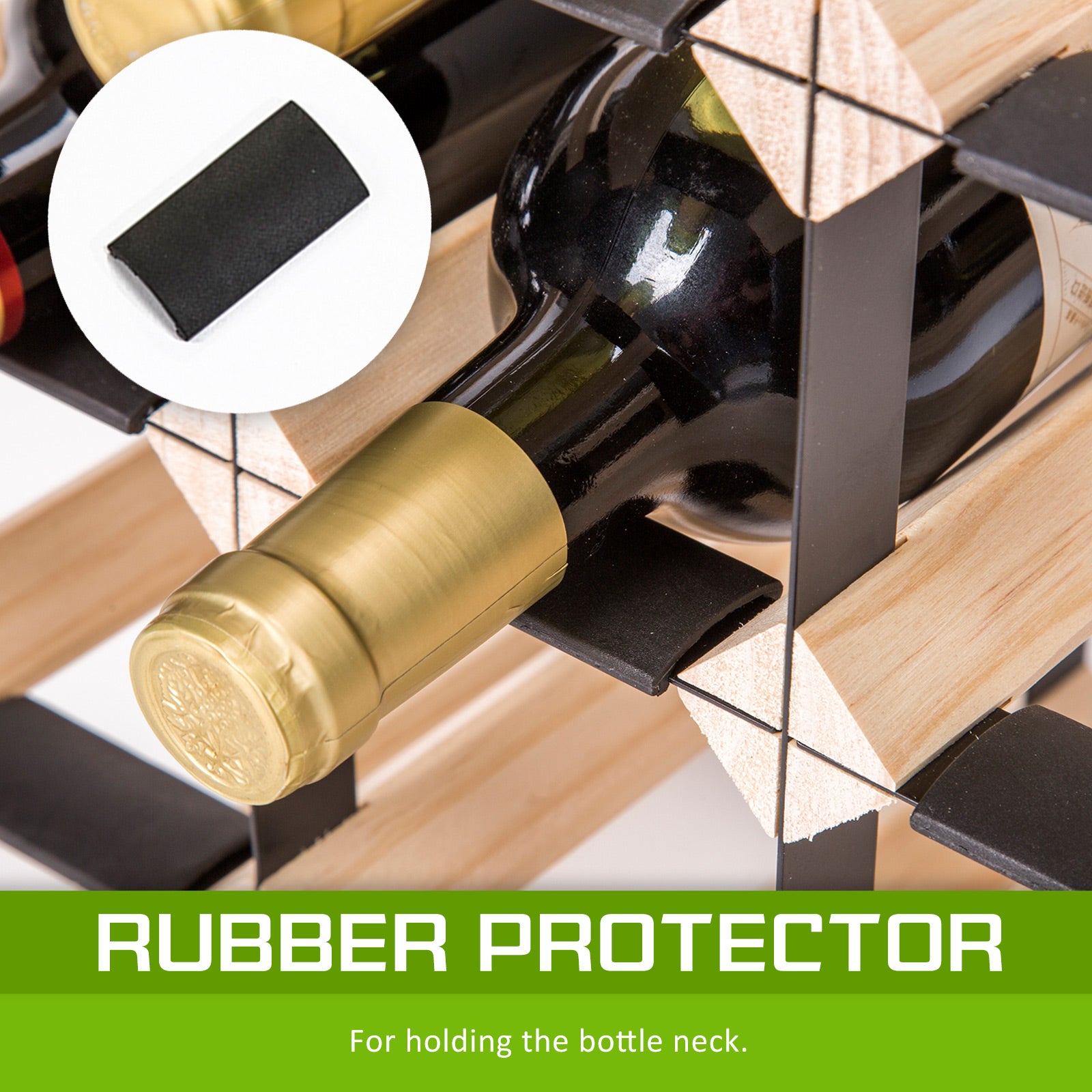 Wine Racks: Timber Wine Rack Storage Cellar Organiser 20 Bottle