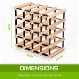 Wine Racks: Timber Wine Rack Storage Cellar Organiser 20 Bottle