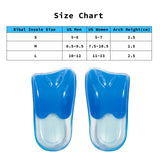 Men's Sneakers & Sports Shoes: Half Insoles Shoe Inserts L Size Gel Arch Support Foot Pads