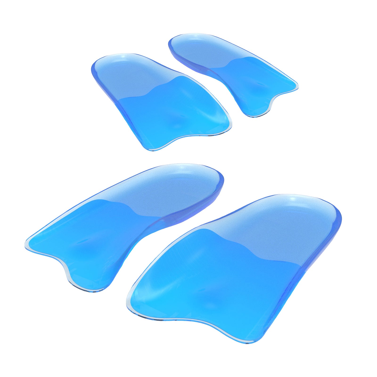 Men's Sneakers & Sports Shoes: 2X Pair Half Insoles Shoe Inserts M Size Gel Arch Support Foot Pad