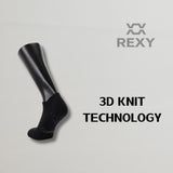 4X Rexy Seamless Sport Sneakers Socks Medium Non-Slip Heel Tab MULTI COLOUR