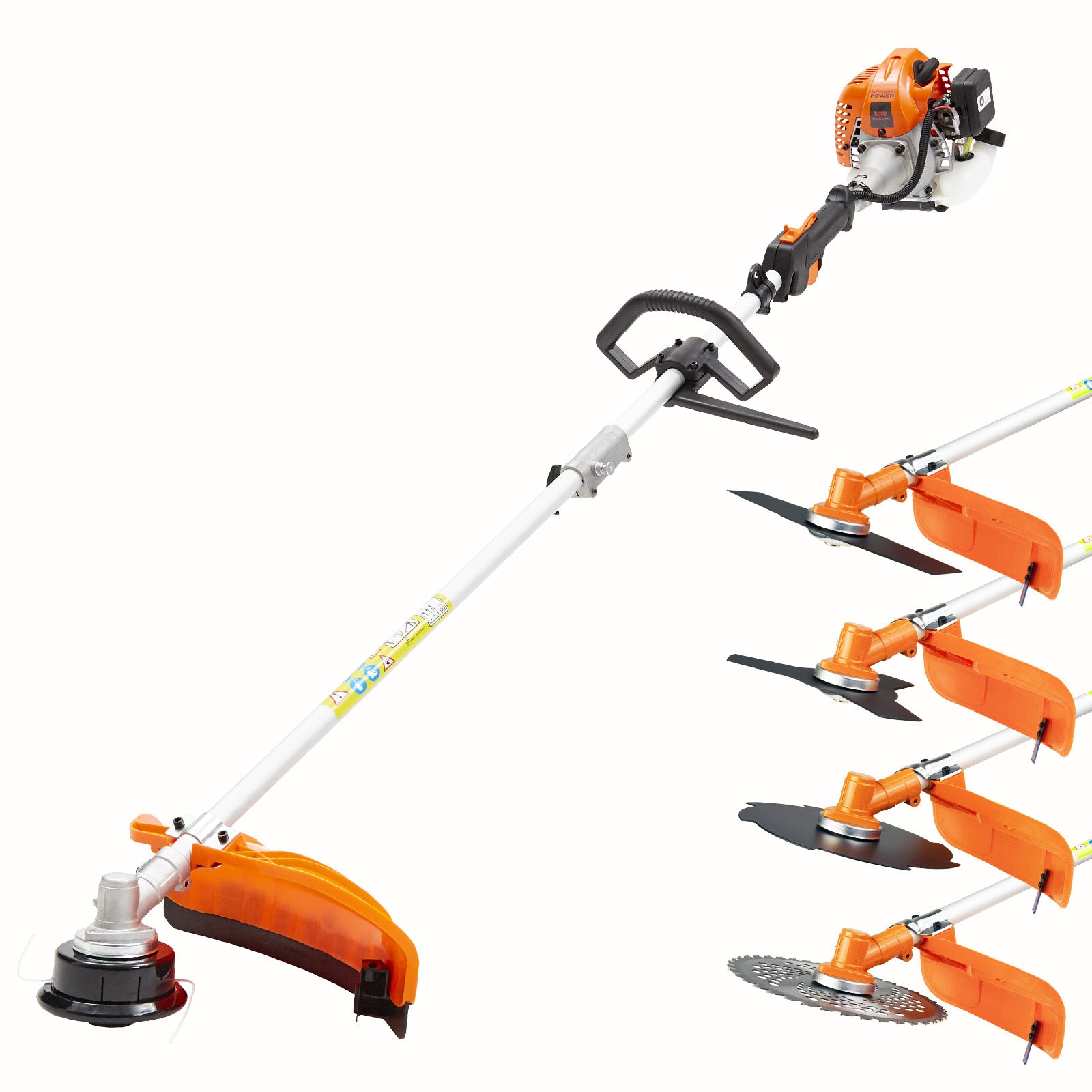 Gardening Tools: Dynamic Power 26cc Petrol Whipper Snipper Brush Cutter + 4 Blade