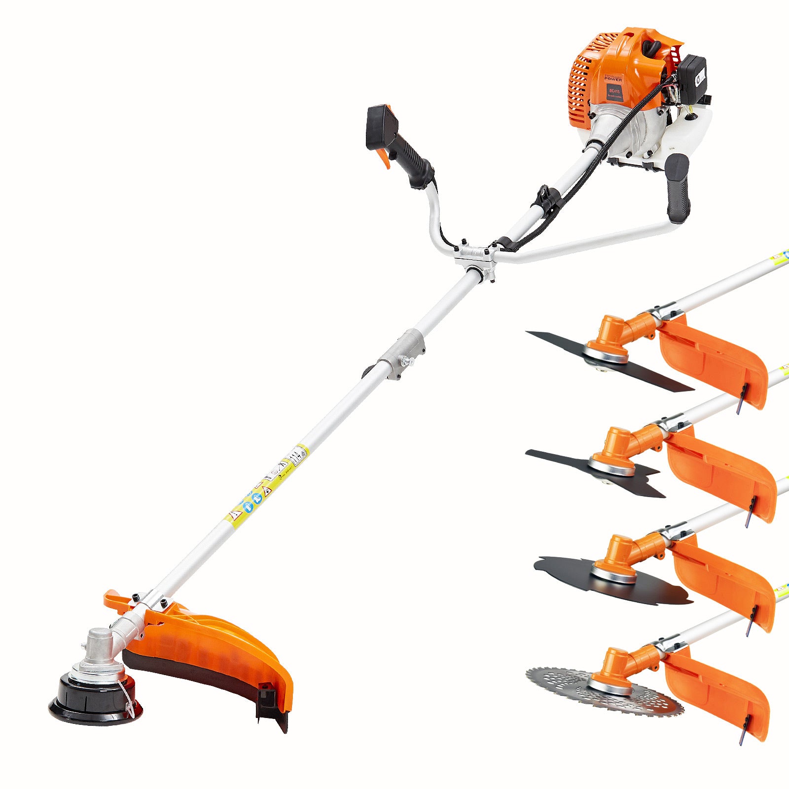 Gardening Tools: Dynamic Power 43cc Petrol Whipper Snipper Brush Cutter + 4 Blade
