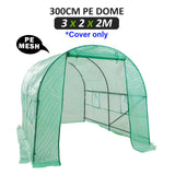 Greenhouses & Accessories: Garden Greenhouse Shed PE Cover Only 300cm Dome Tunnel