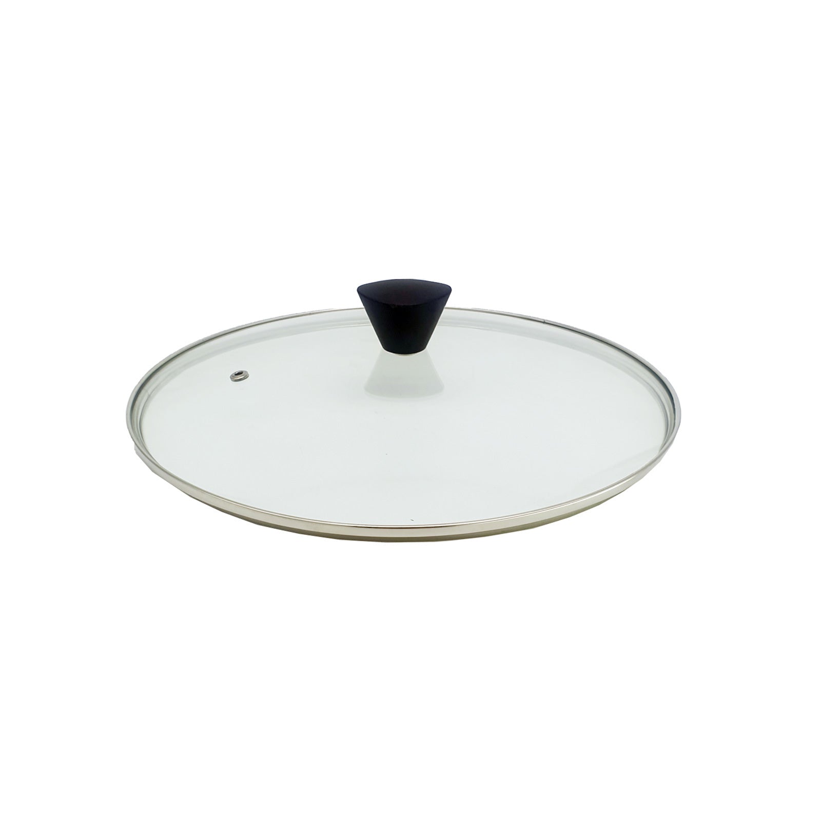 Skillets & Frying Pans: KOMAN Stainless Steel Glass Lid with Bakelite Handle - 26cm