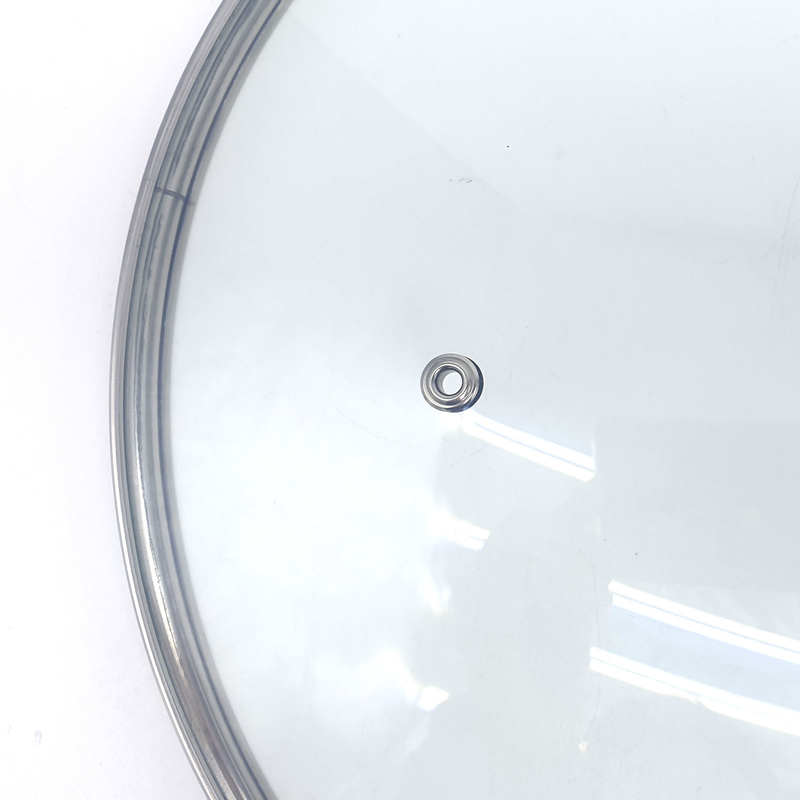 Skillets & Frying Pans: KOMAN Stainless Steel Glass Lid with Bakelite Handle - 26cm