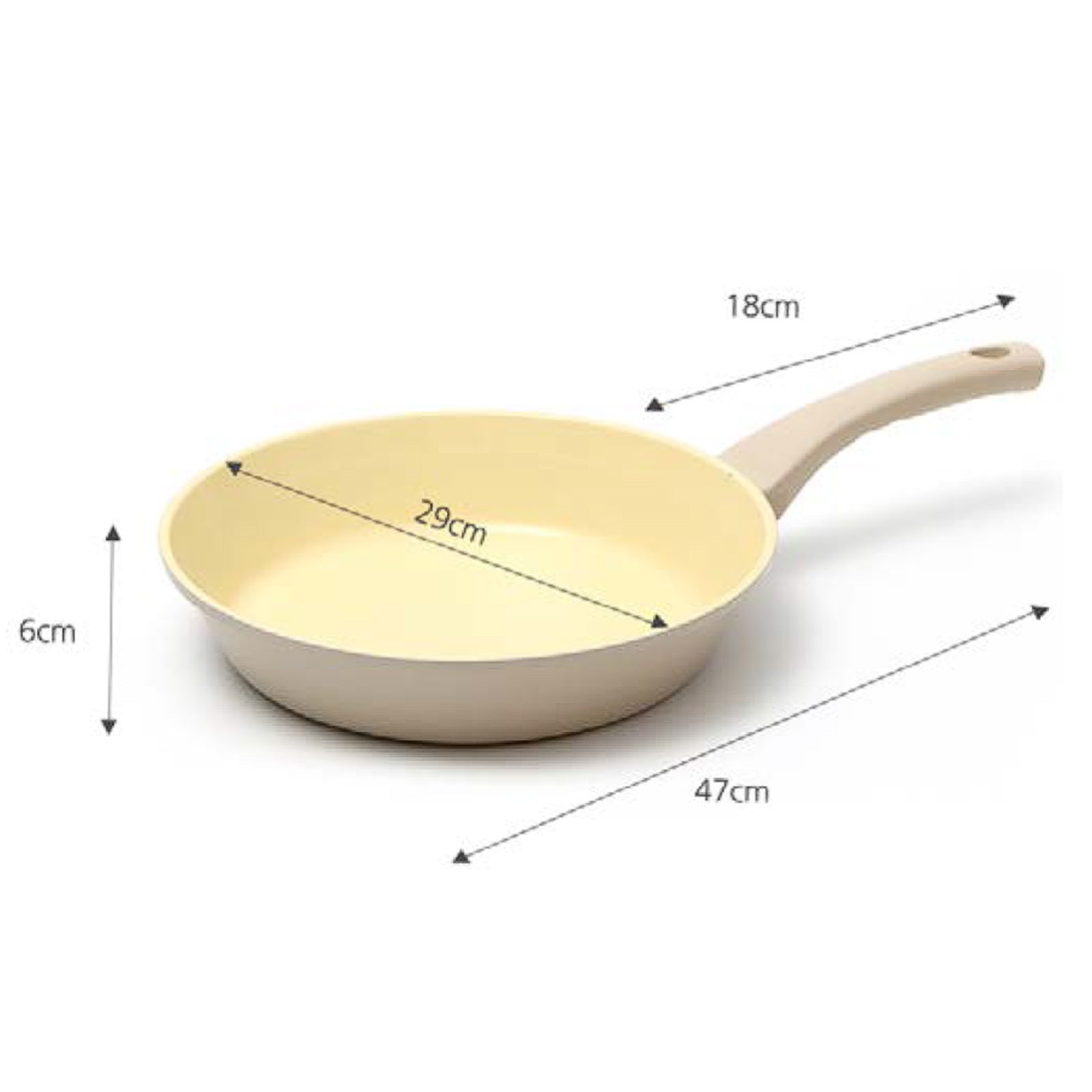 Skillets & Frying Pans: Giorno Felice IH Frypan 28cm Ceramic Non-Stick Frying Pan Induction