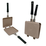 Skillets & Frying Pans: Giorno Felice IH Waffle Maker Pan Non-Stick Double-Sided Detachable