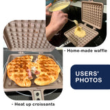 Skillets & Frying Pans: Giorno Felice IH Waffle Maker Pan Non-Stick Double-Sided Detachable