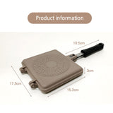 Skillets & Frying Pans: Giorno Felice IH Waffle Maker Pan Non-Stick Double-Sided Detachable