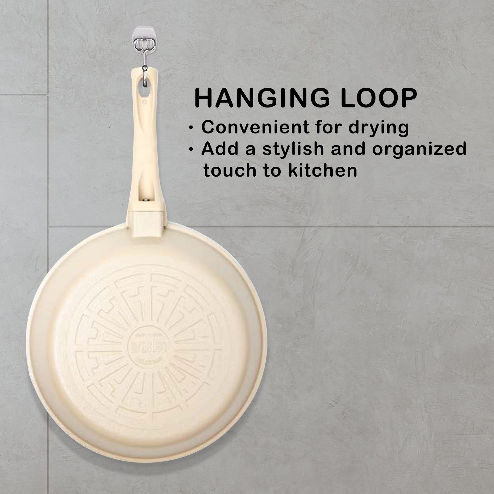 Skillets & Frying Pans: Giorno Felice IH Wok Pan 28cm Ceramic Non-Stick Stir Frypan Induction