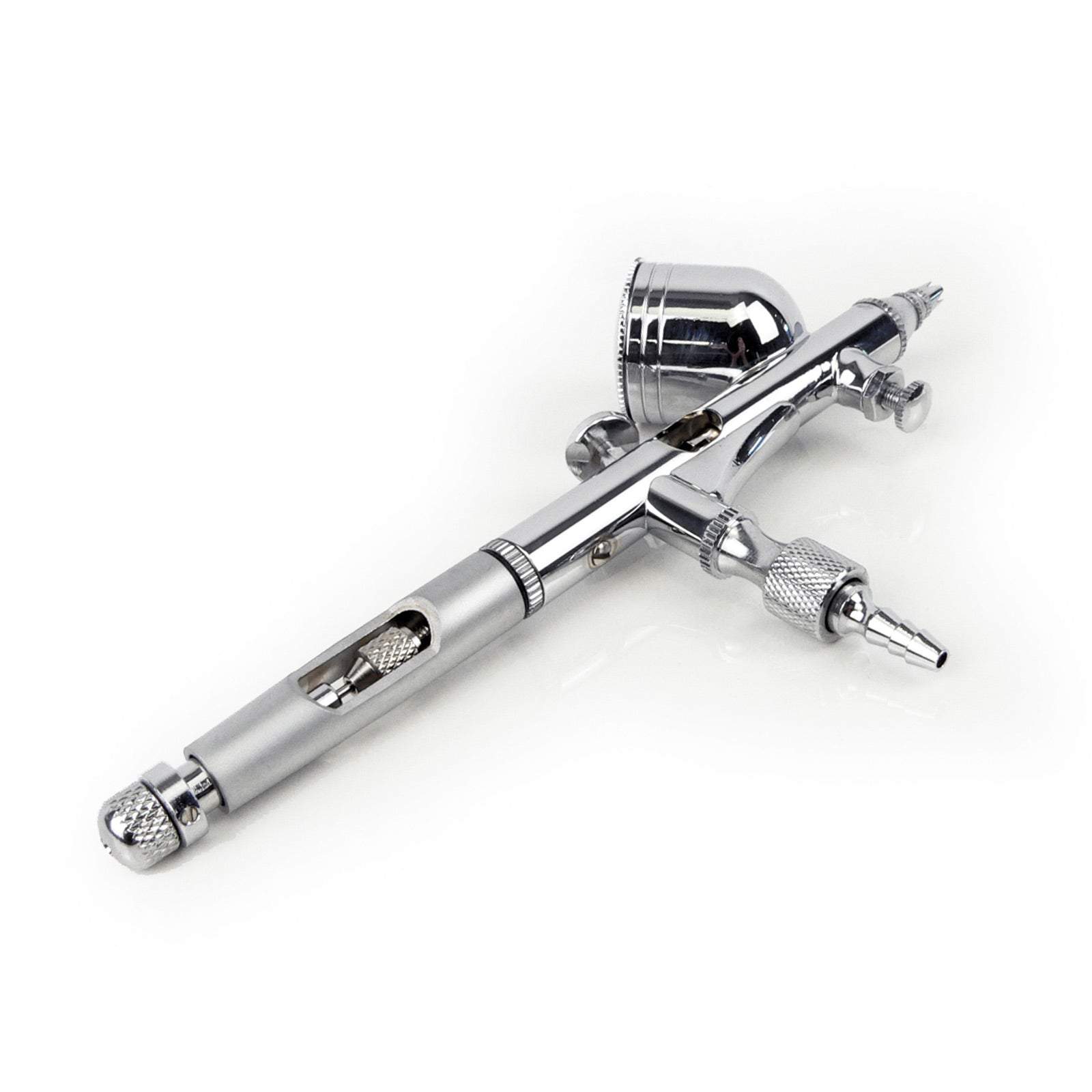 Arts & Crafts: Air Brush Spray Gun Dual Action Mirco Air Control Kit 0.2mm