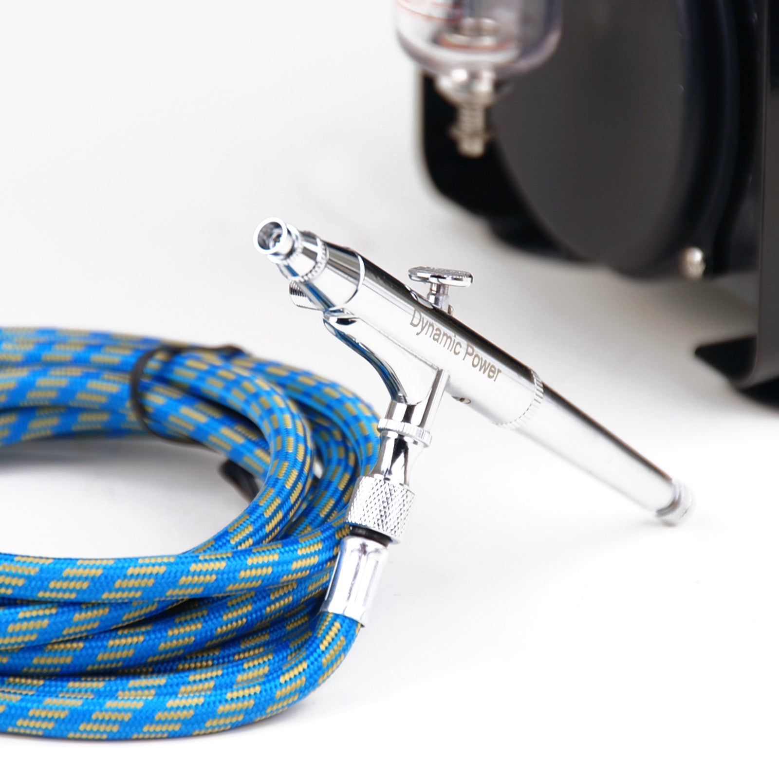 Arts & Crafts: 2X Air Brush Hose Rubber Braided Compressor 1/8in 3M