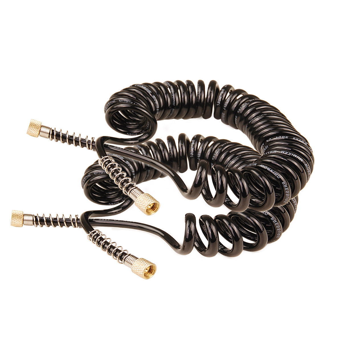 Arts & Crafts: 2X Air Brush Hose Coiled Retractable Compressor 1/8in 3M
