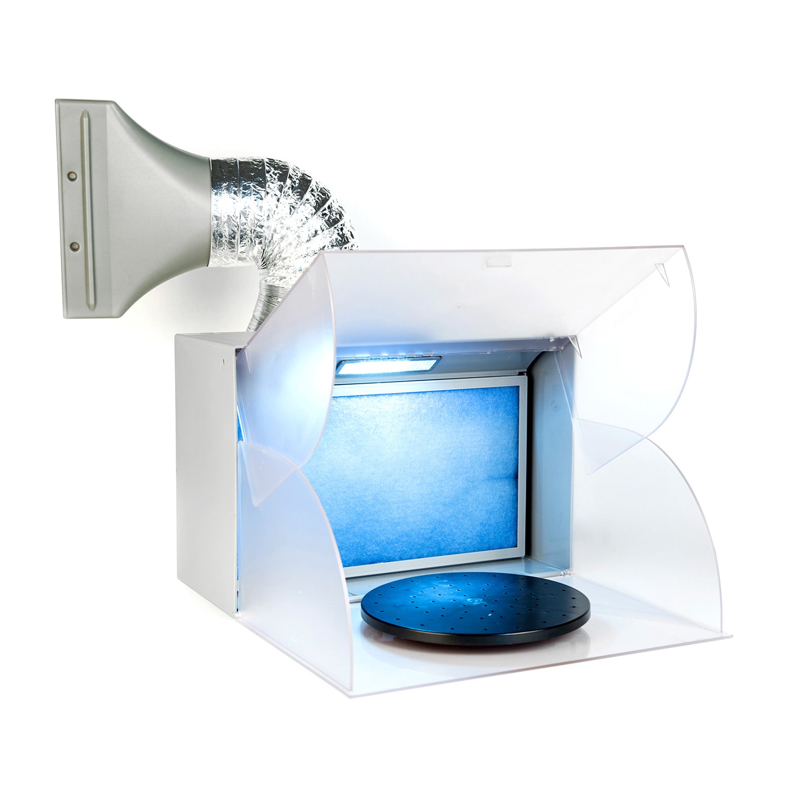 Arts & Crafts: Portable Exhaust Fan Air Brush Spray Booth with LED