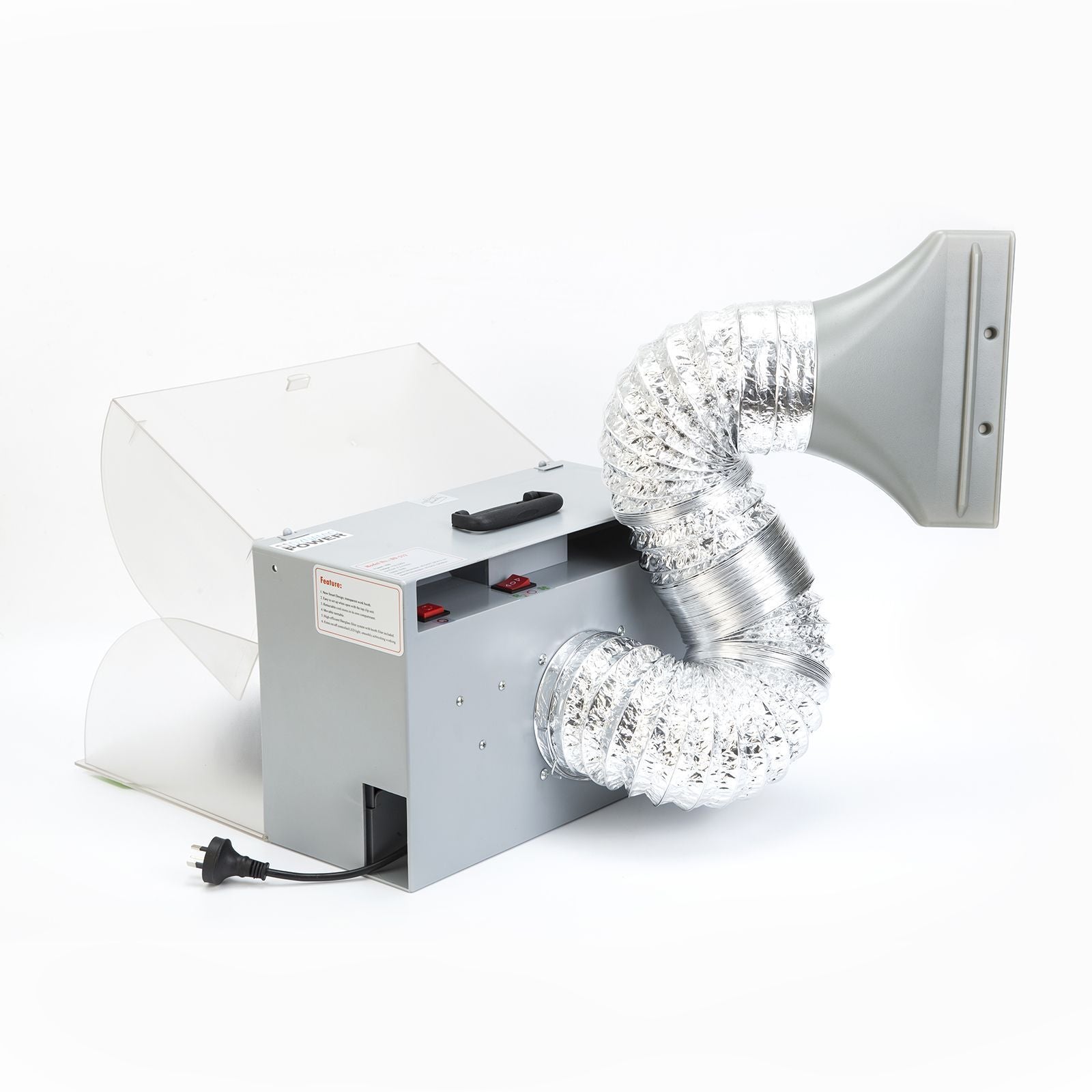 Arts & Crafts: Portable Exhaust Fan Air Brush Spray Booth with LED