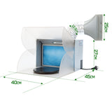 Arts & Crafts: Portable Exhaust Fan Air Brush Spray Booth with LED