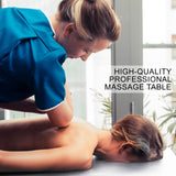Massage Chairs: Aluminium Portable Beauty Massage Table Bed 2 Fold 55cm White