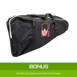 Massage Chairs: Aluminium Portable Beauty Massage Foldable Chair Table BLACK