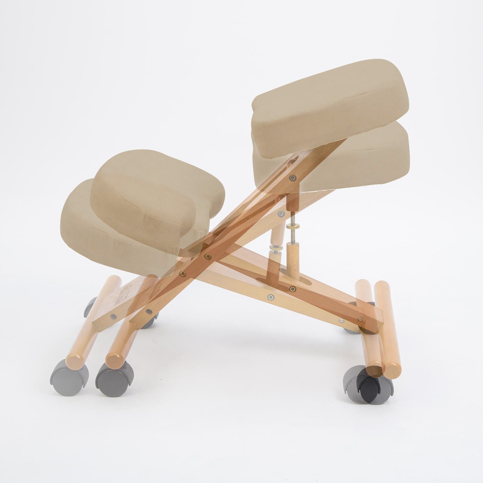 Office & Desk Chairs: Ergonomic Adjustable Kneeling Chair BEIGE
