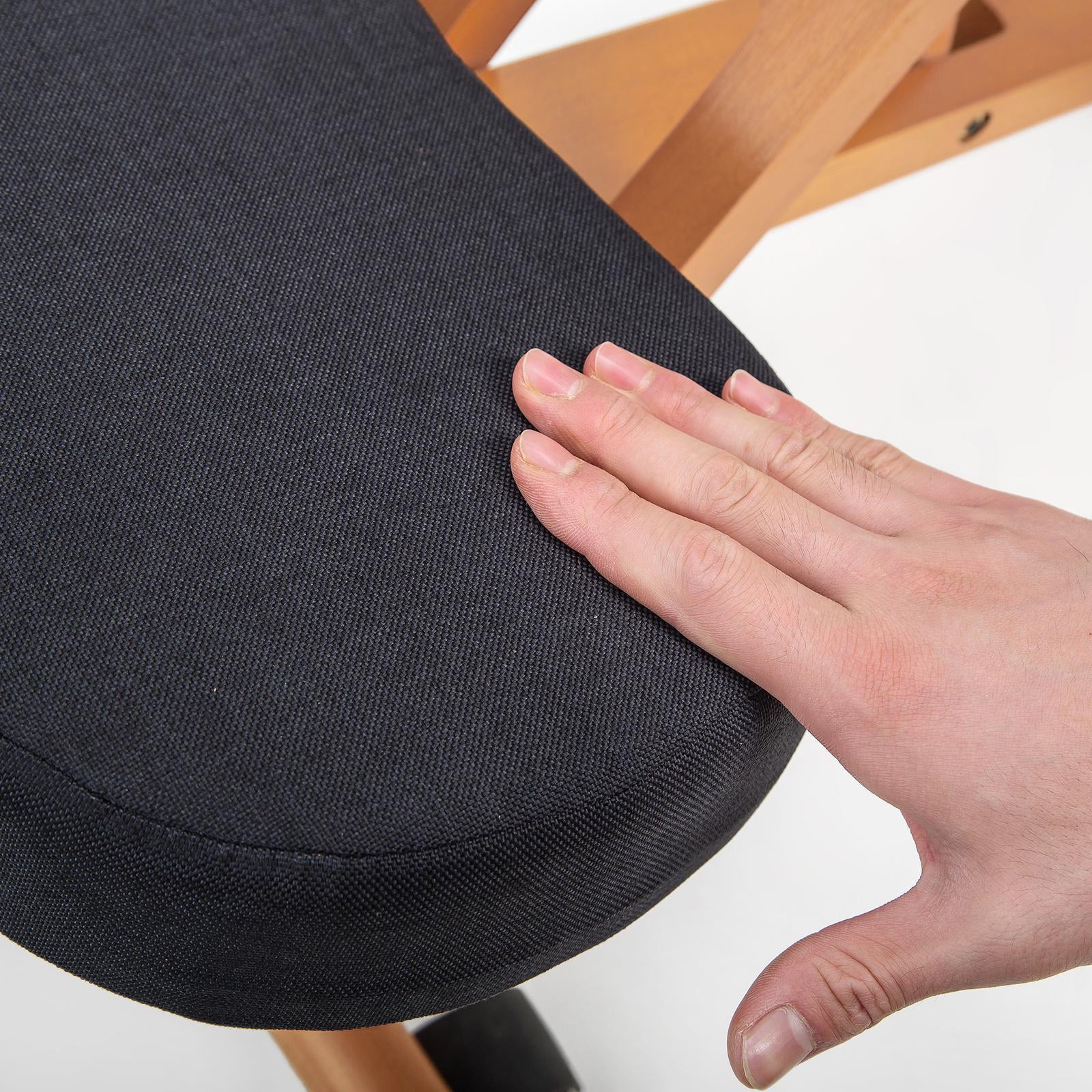 Office & Desk Chairs: Ergonomic Adjustable Kneeling Chair BLACK