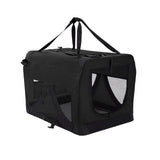 Dog Playpens & Gates: Portable Soft Dog Cage Crate Carrier XXXL BLACK