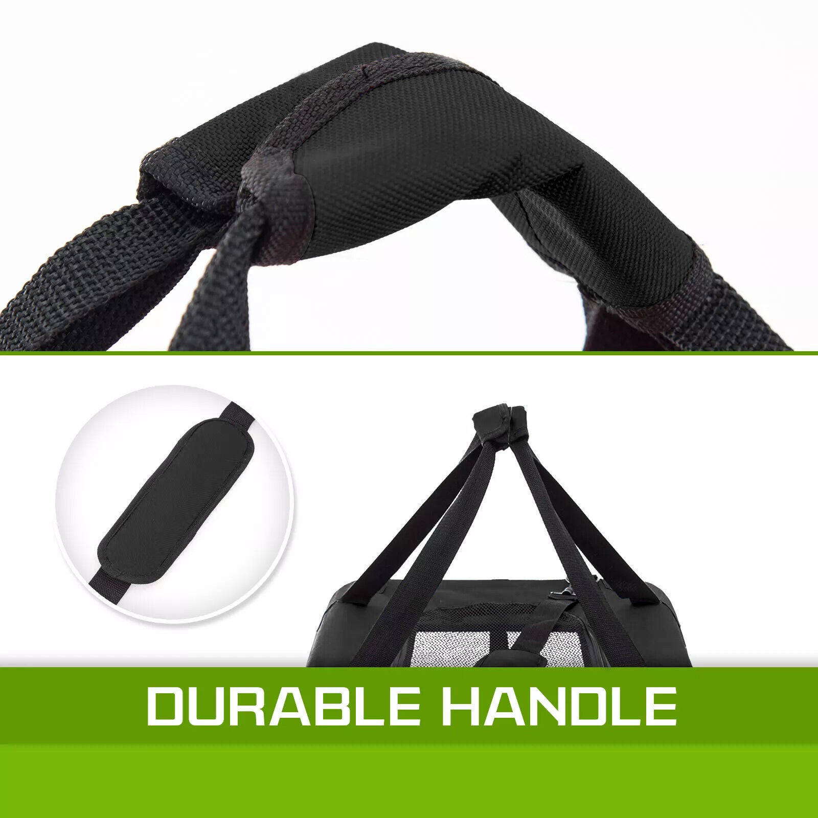 Dog Playpens & Gates: Portable Soft Dog Cage Crate Carrier XXXL BLACK