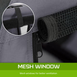 Dog Playpens & Gates: Portable Soft Dog Cage Crate Carrier XXXL GREY