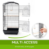 Bird Cages & Stands: Bird Cage Parrot Aviary 2IN1 Design VEER 92cm