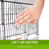 Bird Cages & Stands: Bird Cage Parrot Aviary 2IN1 Design VEER 92cm