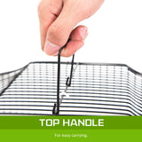 Bird Cages & Stands: Bird Cage Parrot Aviary 2IN1 Design VEER 92cm