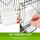 Bird Cages & Stands: Bird Cage Parrot Aviary 2IN1 Design VEER 92cm