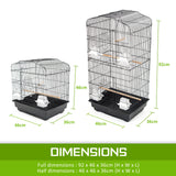 Bird Cages & Stands: Bird Cage Parrot Aviary 2IN1 Design VEER 92cm
