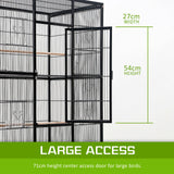 Bird Cages & Stands: Bird Cage Parrot Aviary MELODY 137cm