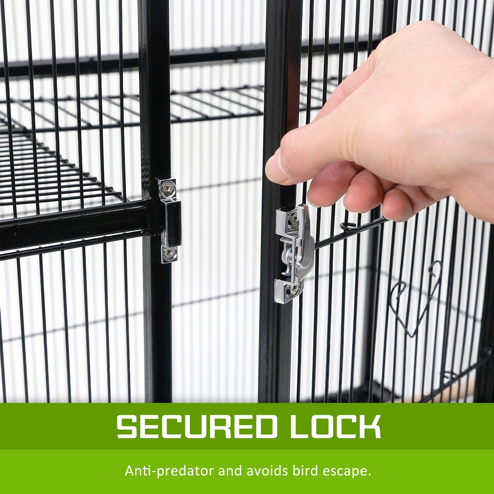 Bird Cages & Stands: Bird Cage Parrot Aviary MELODY 137cm